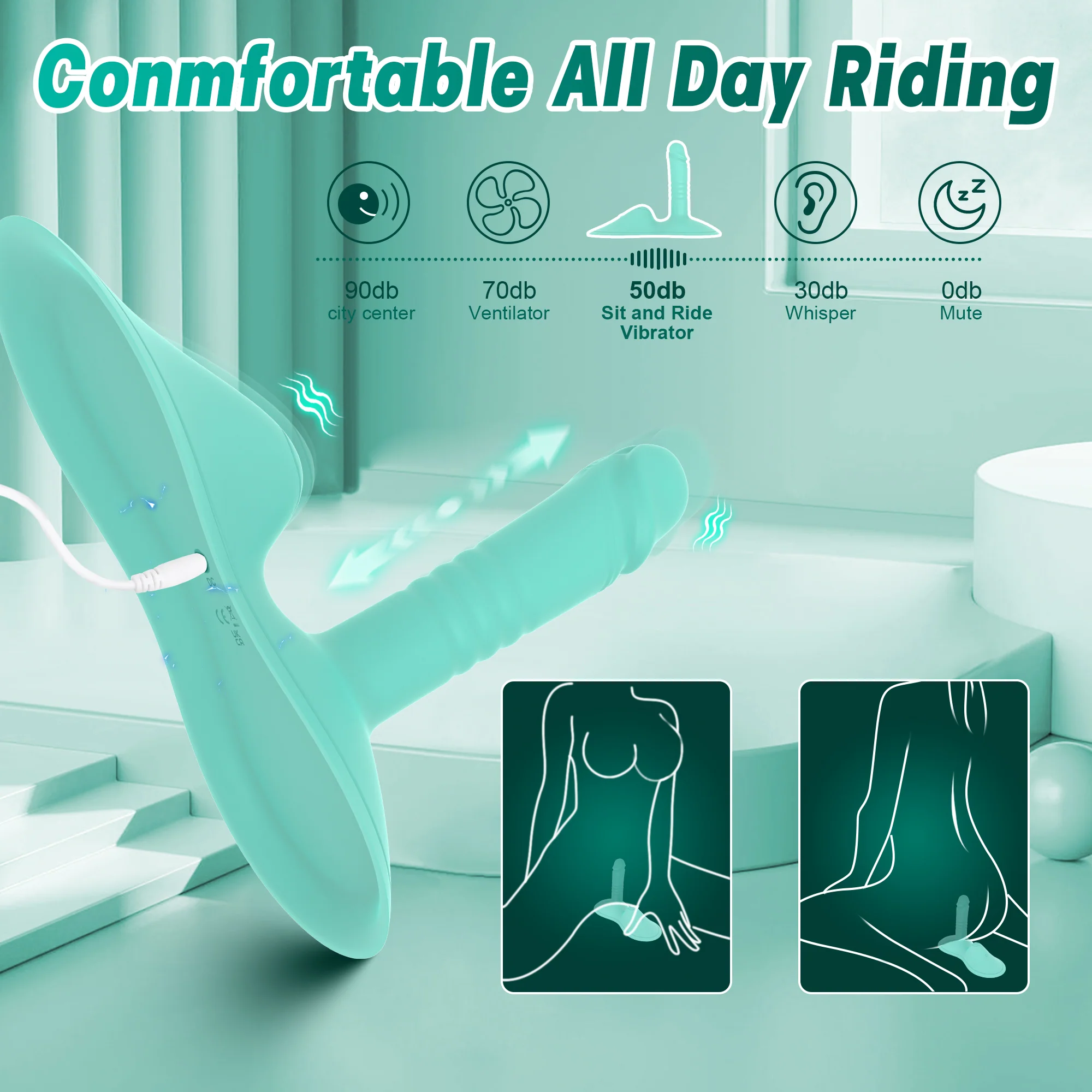 Upgraded Riding-Style Cushion Thrusting G Spot Vibrator With APP - Image 5
