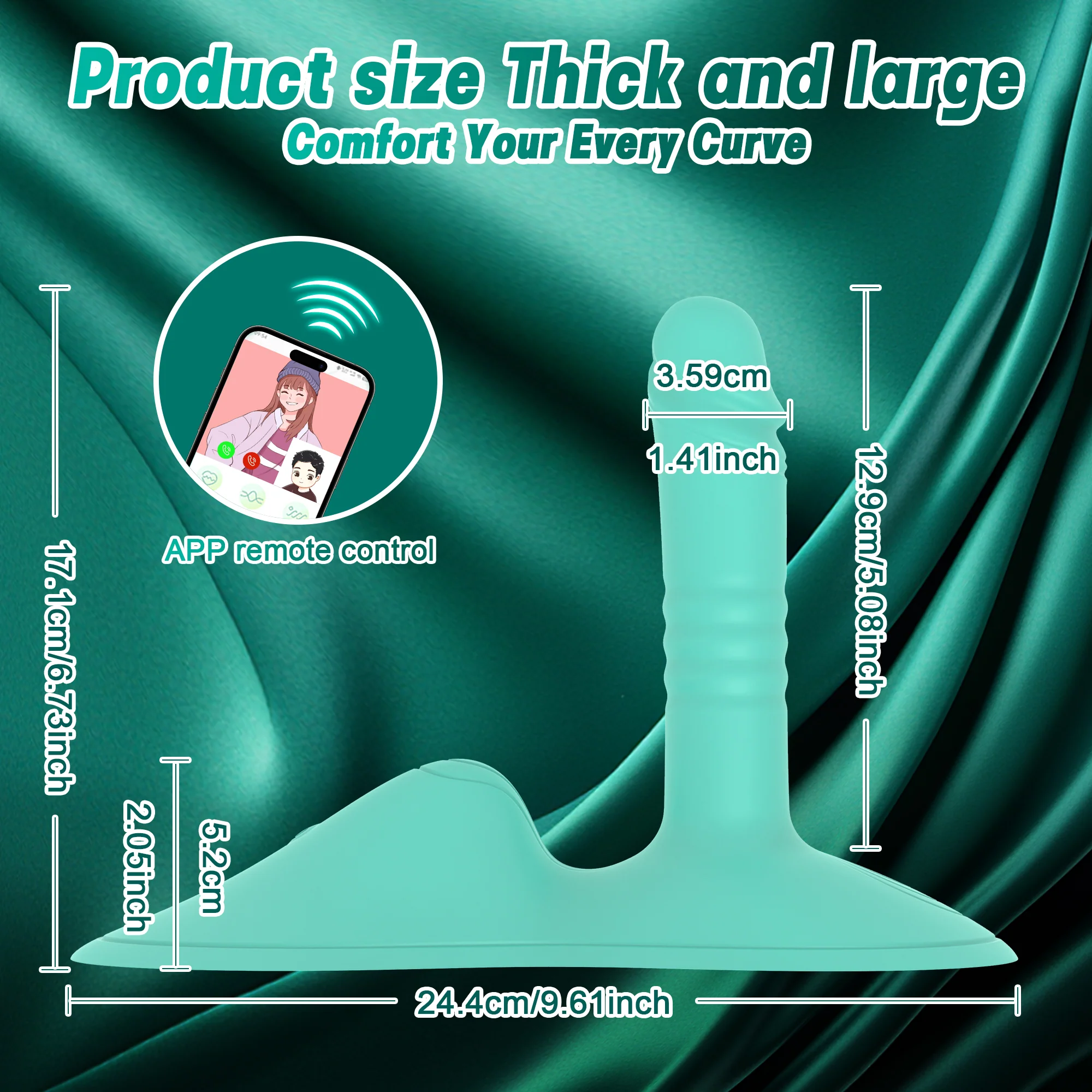 Upgraded Riding-Style Cushion Thrusting G Spot Vibrator With APP - Image 7