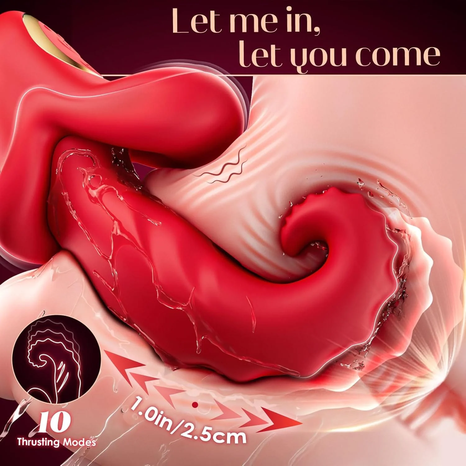 Venus Realistic Tongue Licking Thrusting G Spot Vibrator - Image 2