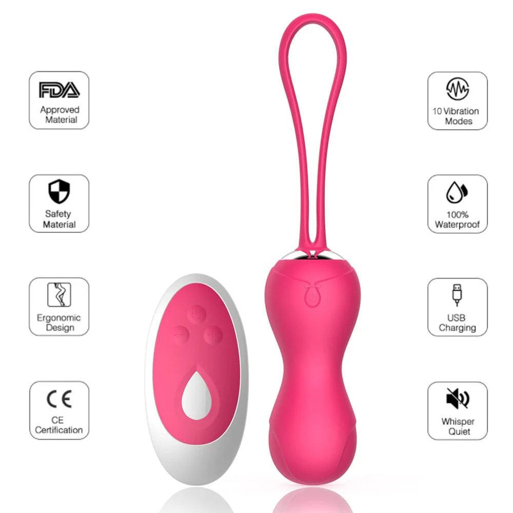 Vibrating Eggs Vaginal Tighten Exercise Kegel balls G Spot Vibrators  Clitoris Stimulation for Women - Image 3