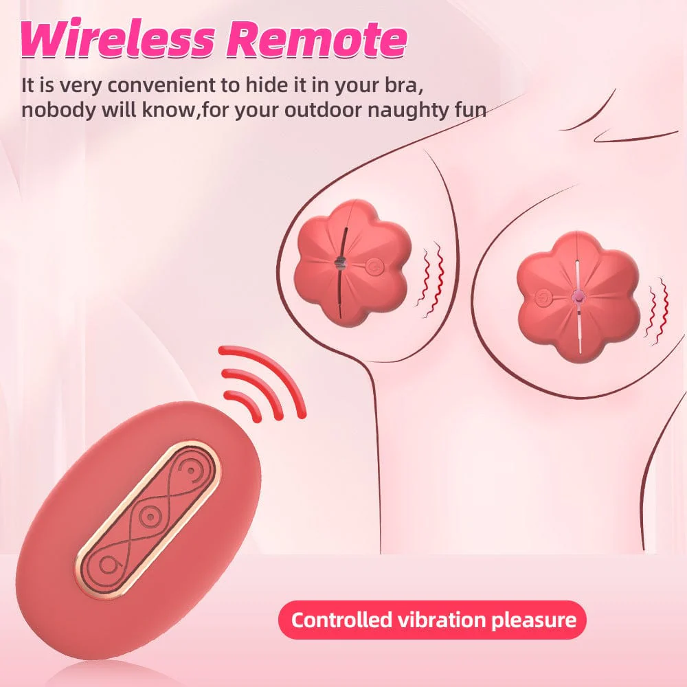 Wireless Nipple Clamp Vibrator 10 Modes 3 Clamping Forces Waterproof Nipple toys - Image 3