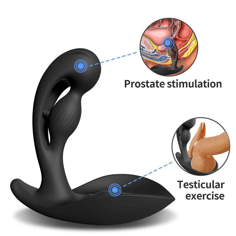 Yeain Prostate Massager 3 Motors 10 Vibrating Anus Testicles Stimulation - Image 4