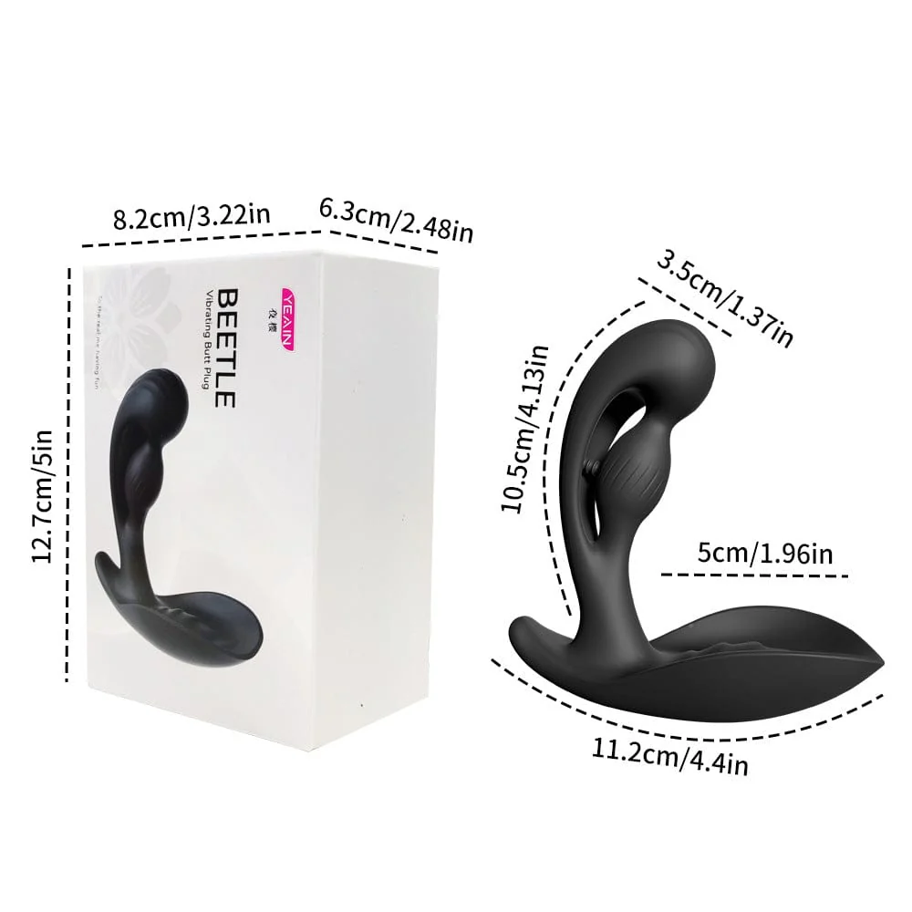 Yeain Prostate Massager 3 Motors 10 Vibrating Anus Testicles Stimulation - Image 7