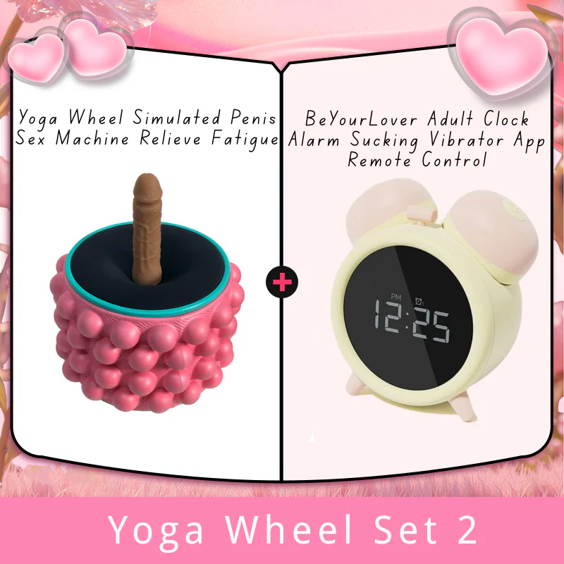 Yoga Wheel Simulated Penis Sex Machine Relieve Fatigue - Image 14