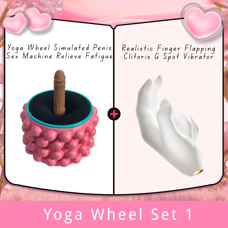 Yoga Wheel Simulated Penis Sex Machine Relieve Fatigue - Image 15