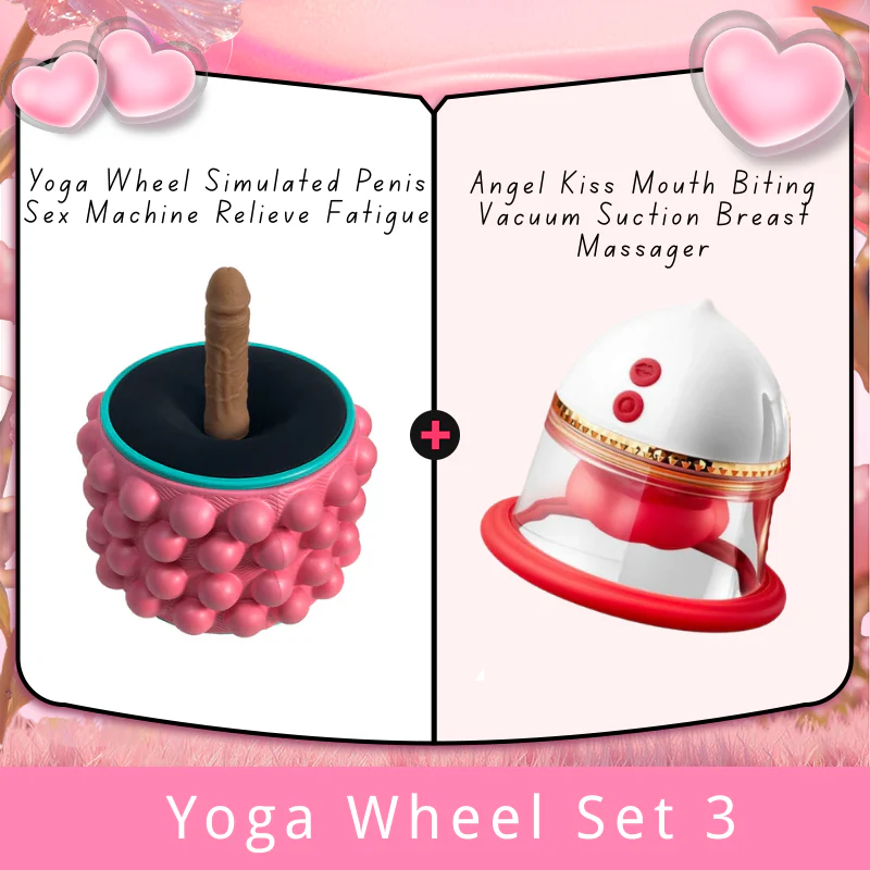 Yoga Wheel Simulated Penis Sex Machine Relieve Fatigue - Image 16