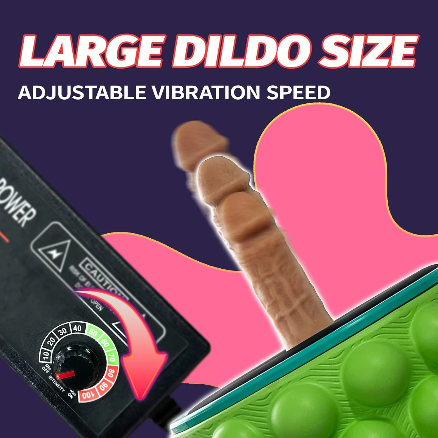 Yoga Wheel Simulated Penis Sex Machine Relieve Fatigue - Image 3