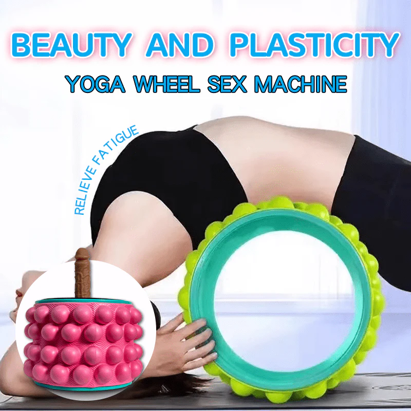 Yoga Wheel Simulated Penis Sex Machine Relieve Fatigue - Image 8